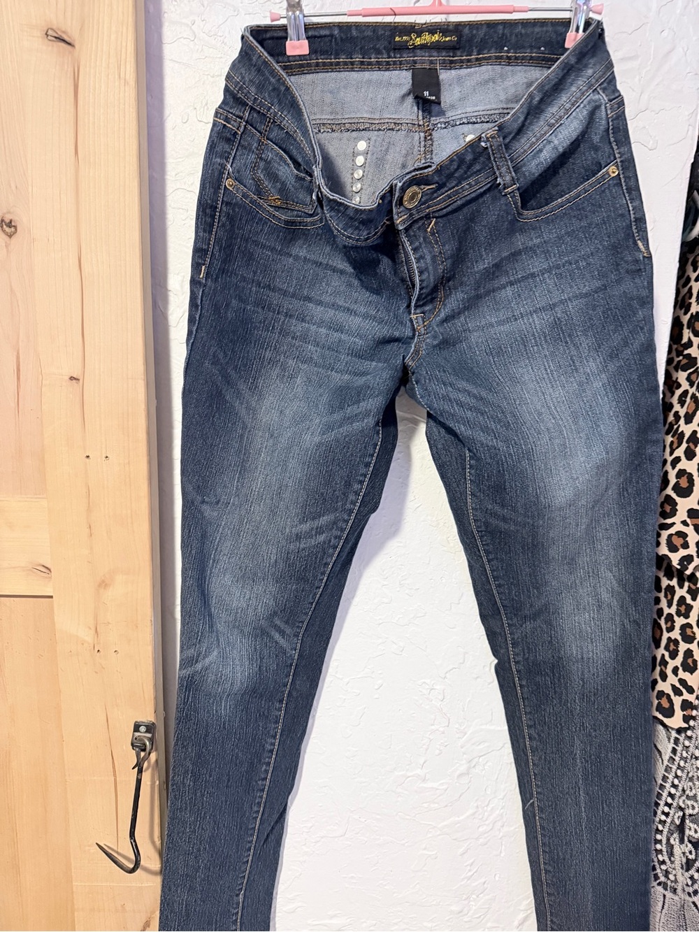 South Pole Slim Fit Women's Jeans in Dark Blue Denim